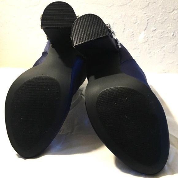 Satin RHINESTONE Heel BOOTIES - Picture 8 of 8